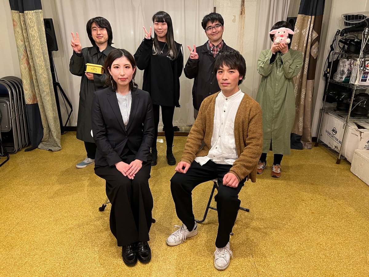 zaccuro's tweet photo. 2022年早春公演『献呈』
会場での上演を終えました。
ありがとうございました。

ご来場くださった方々は、4/16(土)までの終演後2週間のあいだに体調不良などを感じた場合、すぐに劇団までご連絡ください。
引き続きご自愛くださいますよう、何卒よろしくお願いします。まだ寒いからあたたかくしてね https://t.co/AFsgIU4SWx