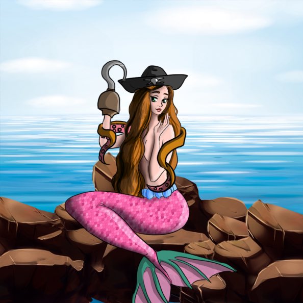 MOTSSNFT's tweet photo. AHOY MATEY! 
Introducing our Beautiful Pirate Mermaid 🏴‍☠️🧜‍♀️🏴‍☠️

Join Now To See More!!!
https://t.co/l1loLkdzlo

#NFT #NFTGiveaway #NFTCommunity #Nftarts #nftcollector #SneakPeek https://t.co/IN2rDquNaD
