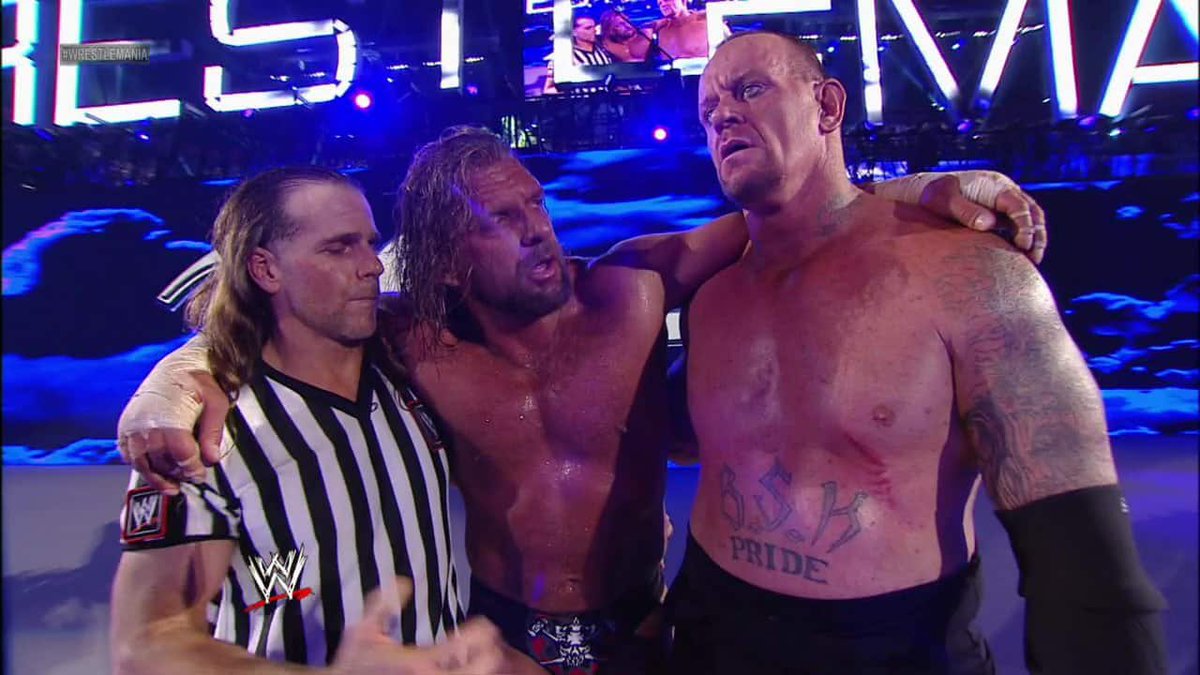 MenWrest's tweet photo. Ten years later, damn. 

#WrestleMania https://t.co/cazdENlwko