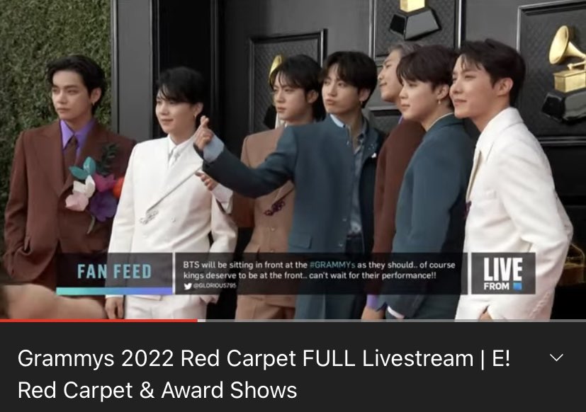ManaliMistry7's tweet photo. #BTS at the red carpet if #GRAMMYs 😍🤩 https://t.co/3kB5Y719HS