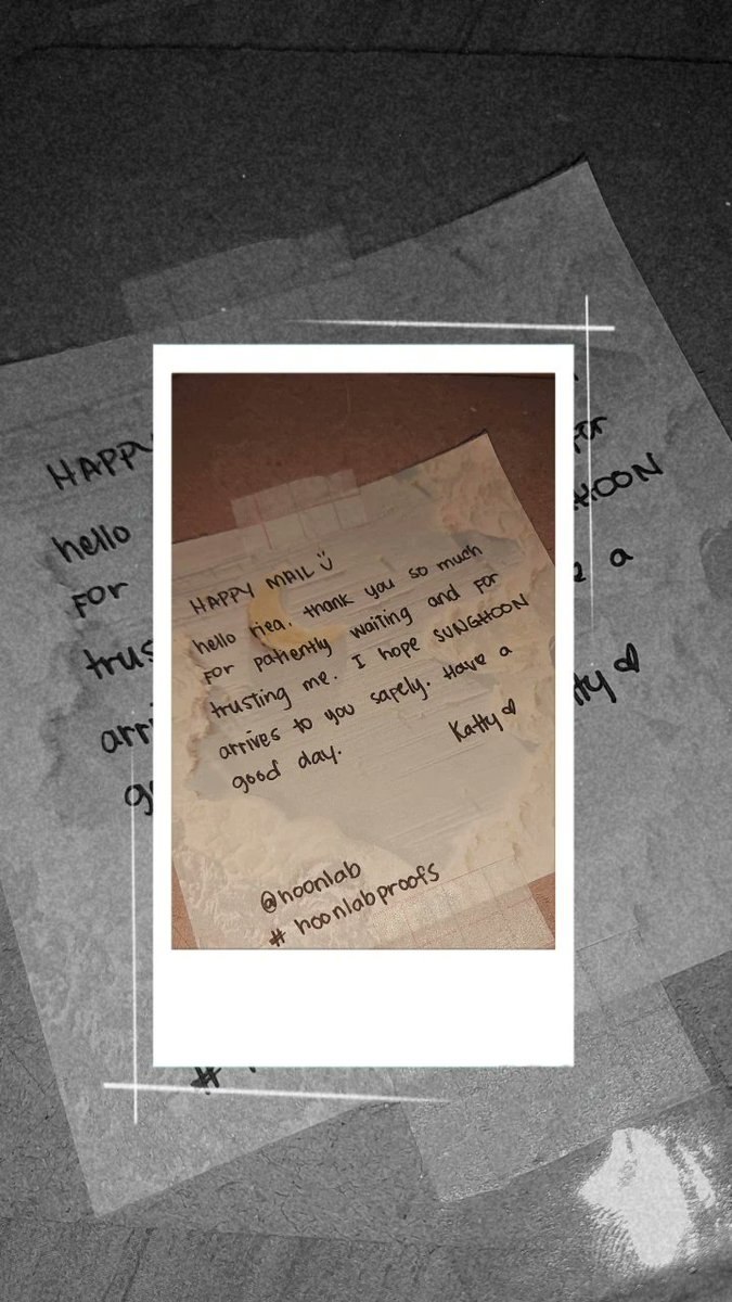 haventicketing's tweet photo. Hoon is home na, Thankyou for packing it safely and for the updates🥹❤ #hoonlabproofs @hoonlab https://t.co/SpEt2Re5JQ