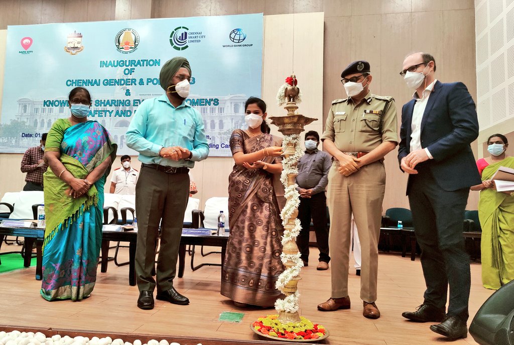 chennaicorp's tweet photo. Chennai Gender &amp;Policy Lab aims to make public spaces &amp;public transport accessible, gender inclusive and safe, through a multiprolonged approach. This project supported by the @WorldBankIndia &amp;Nirbhaya programme is the first ever of its kind among city corporations in India.(1/5) https://t.co/tagPh0irCb