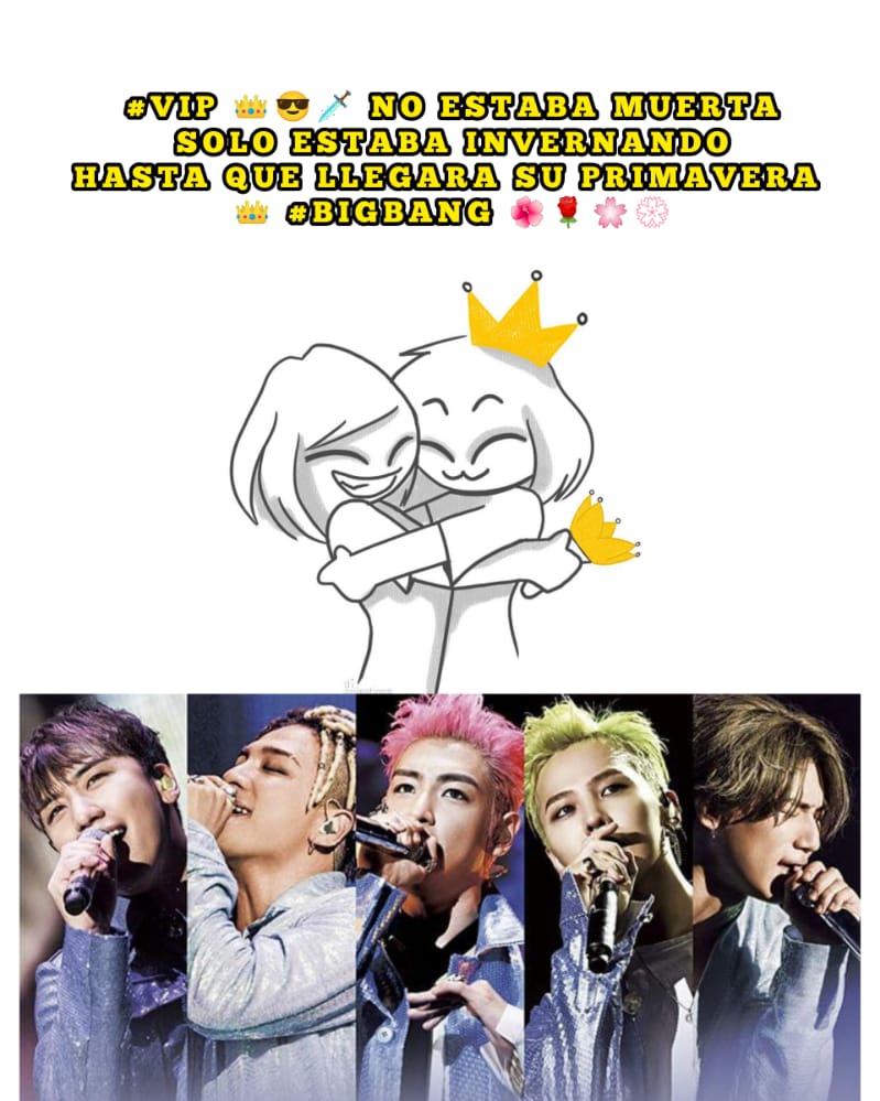 Wingwingwn's tweet photo. Quiero aclararles qué soy OT5 así que en esta cuenta se le alaba ala OT5 👑
#BIGBANGisBACK #BIGBANG #FindingVIP https://t.co/PJoWBWGs5e