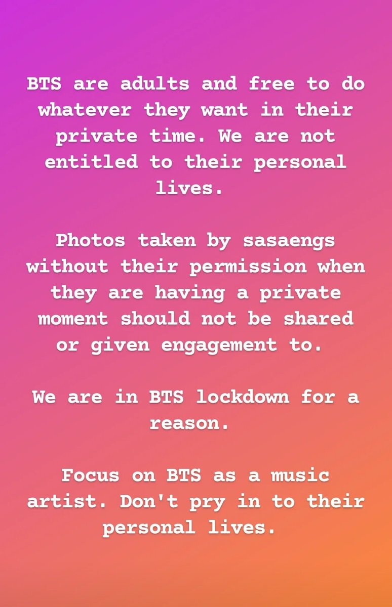 ceylonbangtan's tweet photo. We have more important things talk about like the amazing performance than something a sasaeng spreads... https://t.co/yZ2z3rB57C