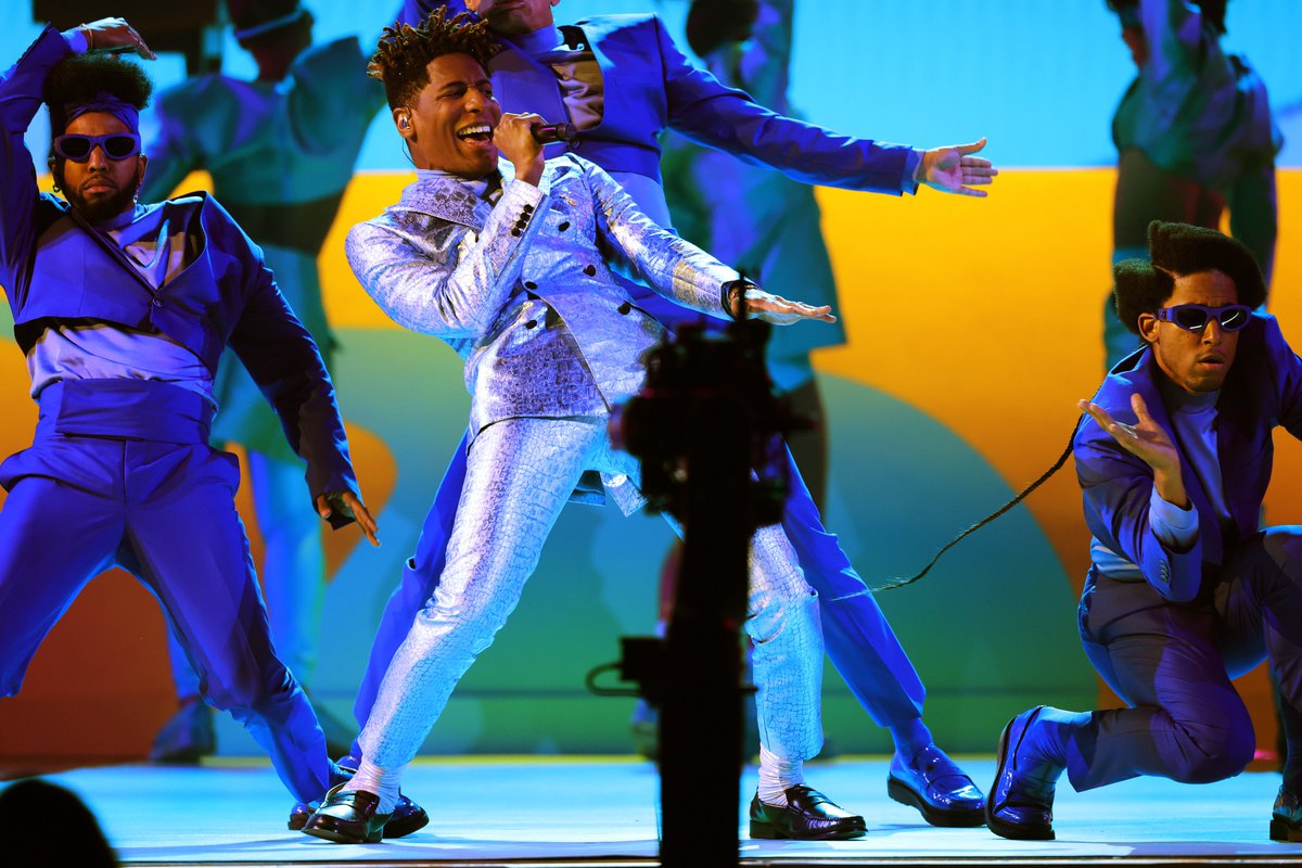 RecordingAcad's tweet photo. .@JonBatiste has got the whole crowd moving 💃🕺 Are you watching the #GRAMMYs? 

Only on @CBS. https://t.co/6FHaFIQSxG