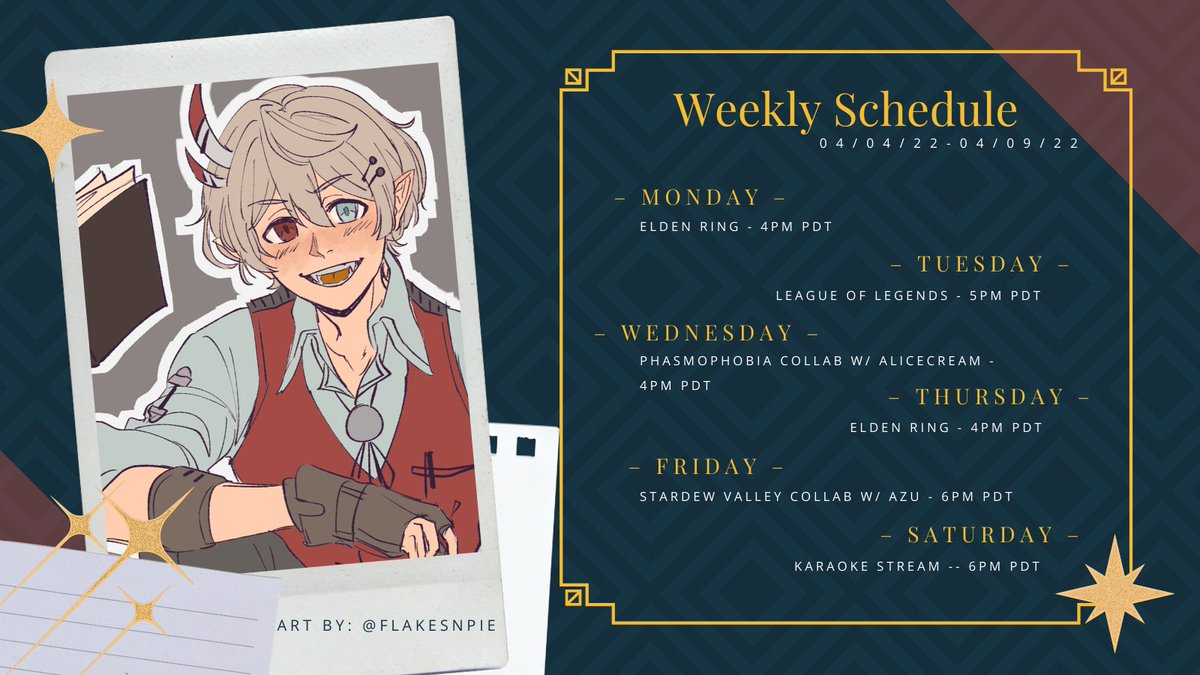 KosLaniakea's tweet photo. 『THIS WEEK'S SCHEDULE AND TAGS!』
April 4th to April 9th
General: #KosLaniakea
Live tag: #KosLive
Memes: #KoslawIkea
Art: #AikeART
NSFW: #koslaNSFW
ART BY: @/flakesnpie https://t.co/c1LW1sOR8M