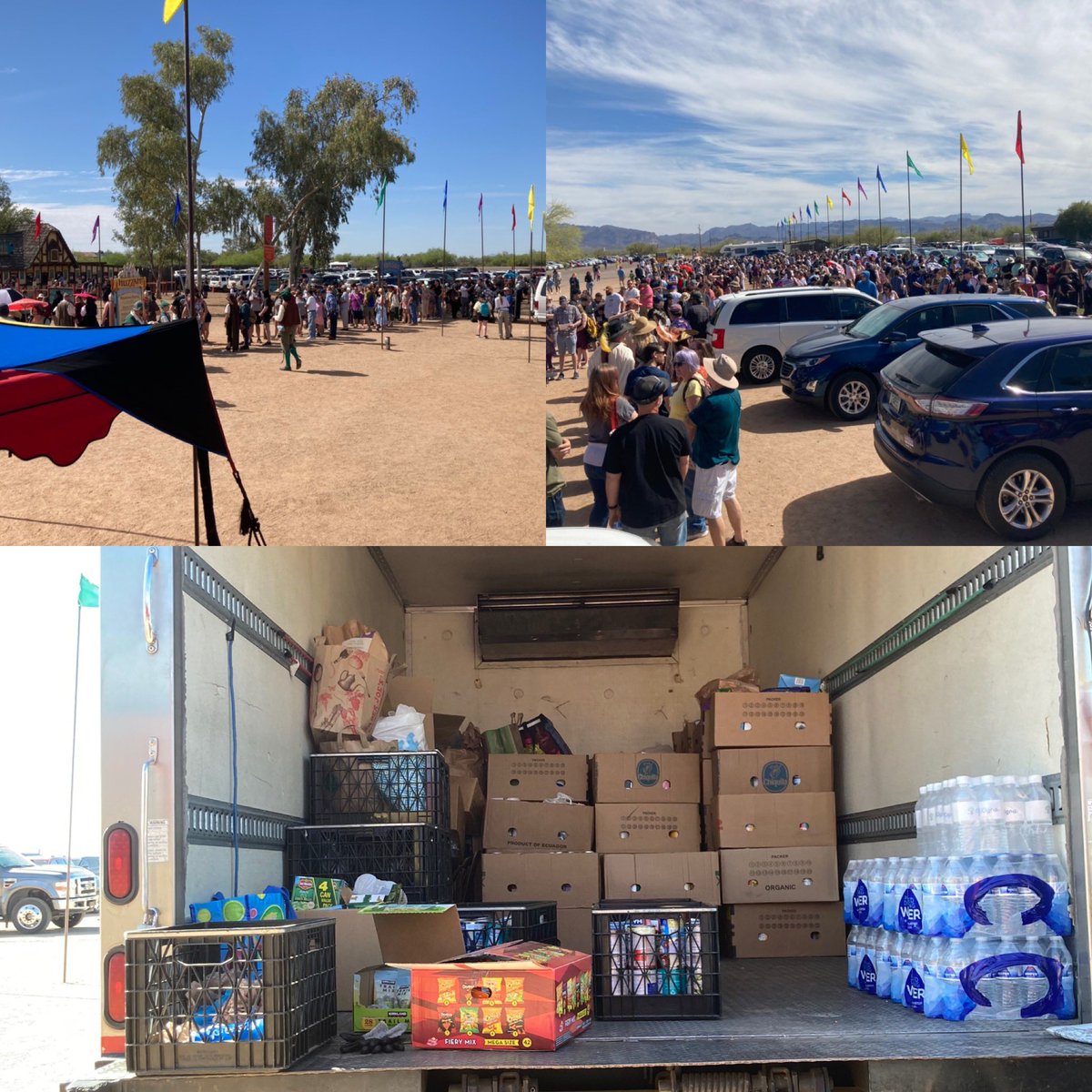 Thank you everyone that donated food to SCFB while attending the Renaissance Festival this weekend. With your support we received  4,610 lbs. of food and we are able to continue our mission to feed the hungry in our community. 
#renaissancefestival #supportlocalfoodbank