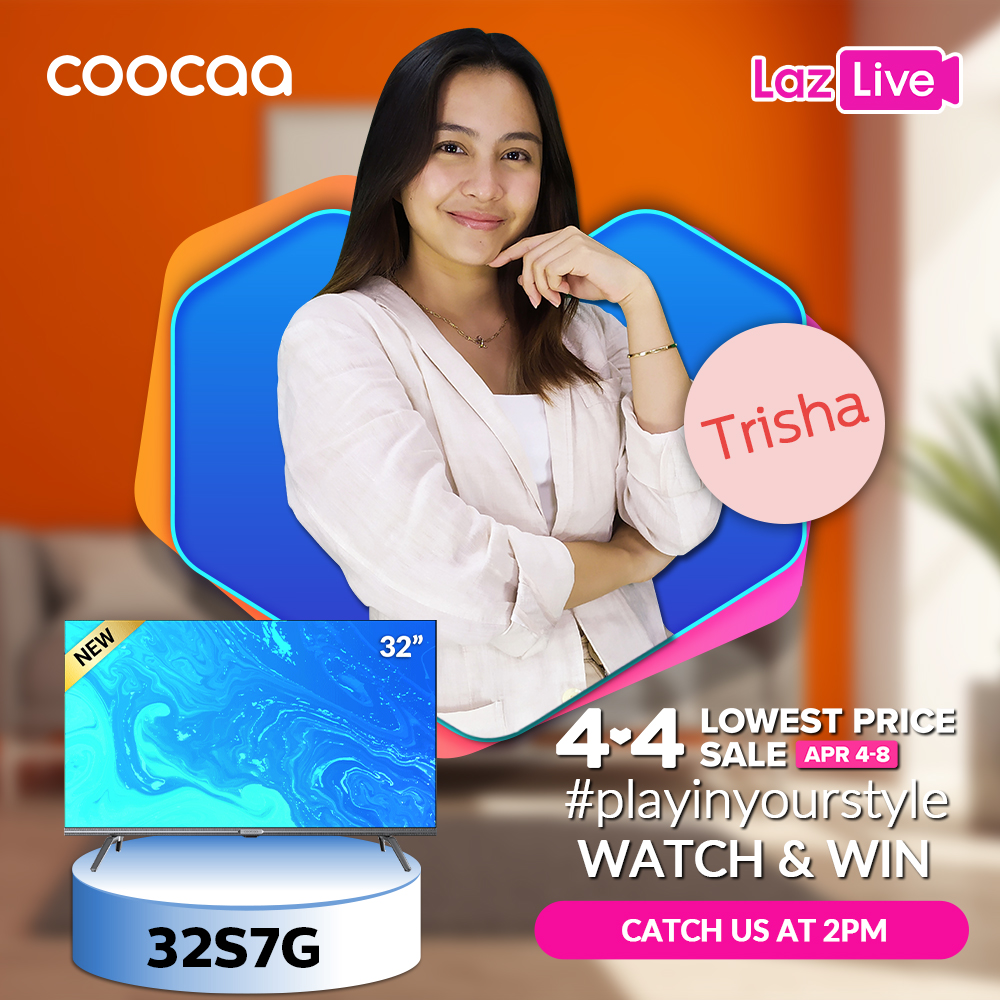 CoocaaPh's tweet photo. Catch us on LazLive this 2 PM with exciting announcements! See you there๐ฅณ
Lazlive Link here: https://t.co/bSq2Dswhwp
#coocaaph #LazadaLowestPriceSale #lazadaliveph https://t.co/VHeu44ojOB