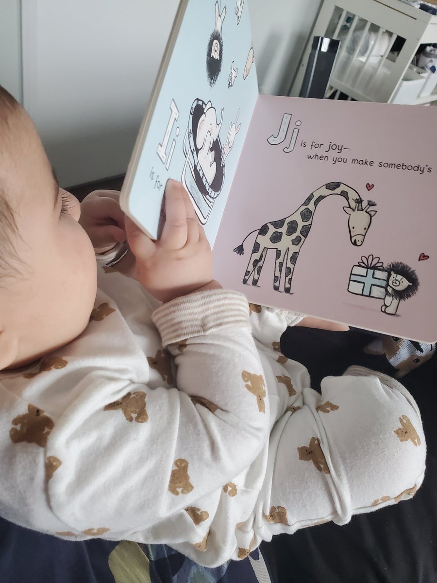 My baby loves being read to .. it brings so much joy to my ❤️