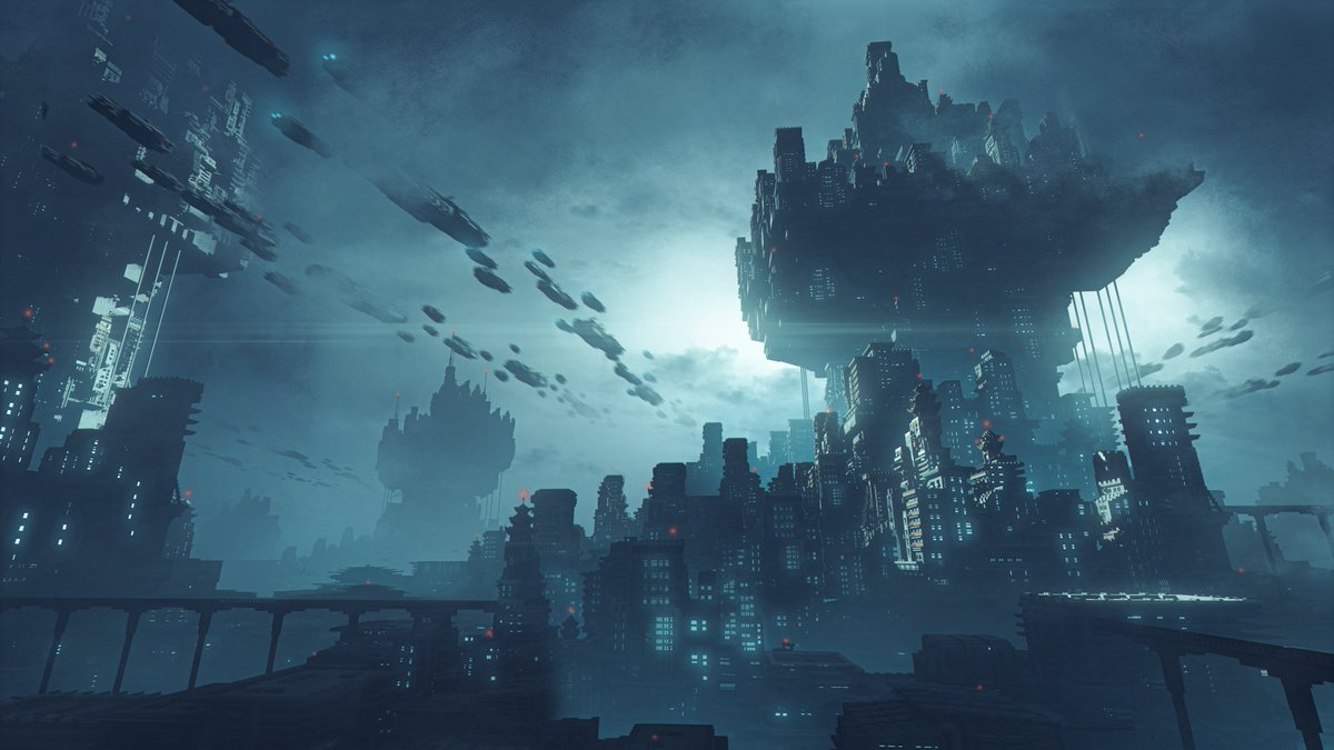 Dankbarkeit on Twitter: "#minecraft mega city builds by @natsu30121 ...