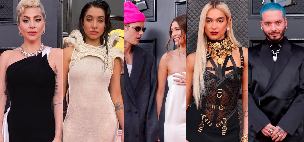 TuMusicaHoy_OK's tweet photo. YA YA YA ⚠️⚠️ TODOS LOS LOOKS DE LA ALFOMBRA ROJA DE LOS GRAMMYS YA ACÁ ✅🙌🏻🎶🎧

#GRAMMYs

➡️ https://t.co/QuxYHbZwDC https://t.co/8nSw4Czgnx