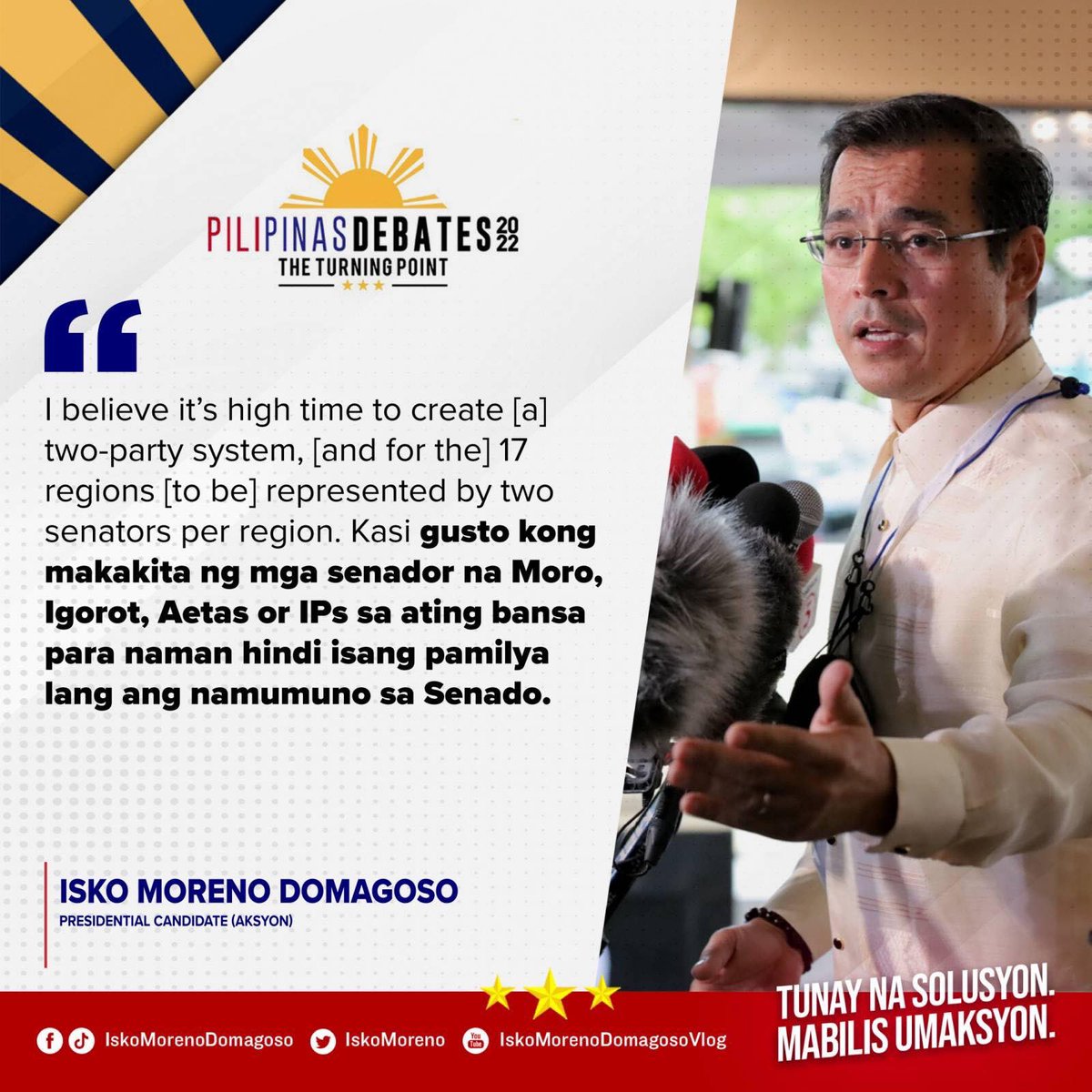 Isko Moreno Domagoso tweet media