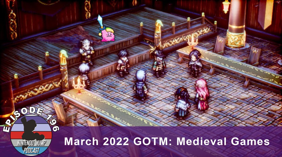 NintendoJump's tweet image. Episode 196 is up! This week we discuss some top gaming news and then delve into our March 2022 Game / Theme of the Month: Medieval Games! Check it out at the link below or your favorite #podcast app!

bit.ly/3LH5T07

#Nintendo #NintendoSwitch #GOTM #Medieval #ByeE3