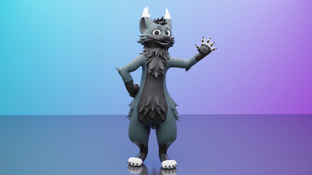 Burnaking15's tweet photo. Render of the NOTTaidum model by @orzeeee, just finished painting and made a quick render of it. Really liking how the avatar looks. https://t.co/GDGnw3QxR1
