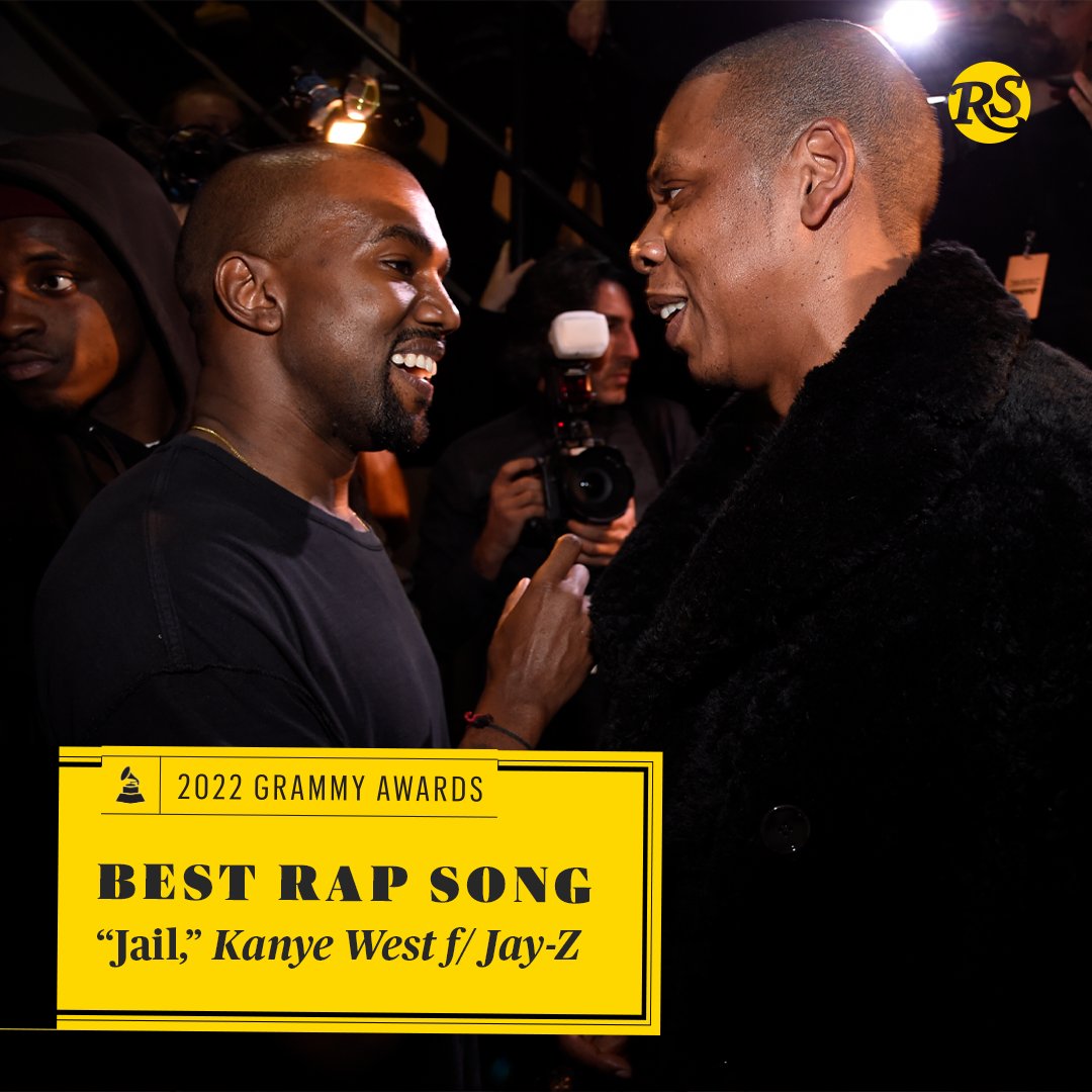Kanye West and Jay-Z Win Best Rap Song for “Jail” at the 2022