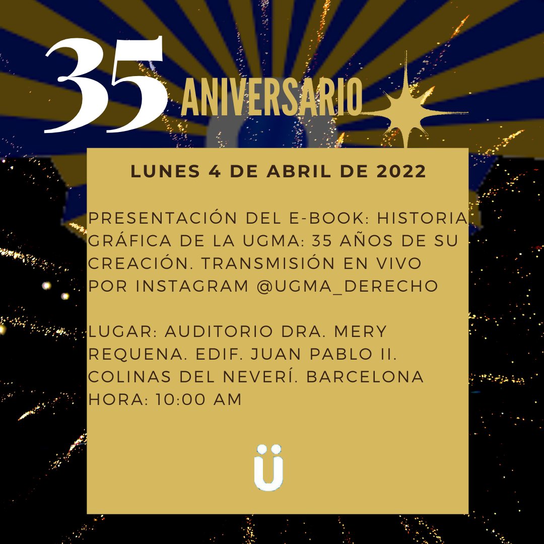 DerechoUgma's tweet image. Feliz Cumpleaños #Ugma

#FelizCumpleanosUgma