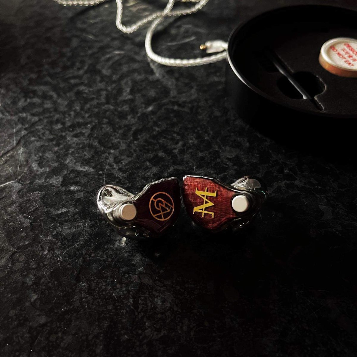 thisismonuments's tweet photo. A huge thank you to @64audio for making these amazing In-Ears. Weโll be using these for the upcoming cycle of shows in support of In Stasis, which comes out in just under 2 weeks!
โโ
#thisismonuments #InStasis #CardinalRed #FalseProvidence #Lavos #64Audio #IEMs https://t.co/fvDk1GRaHK