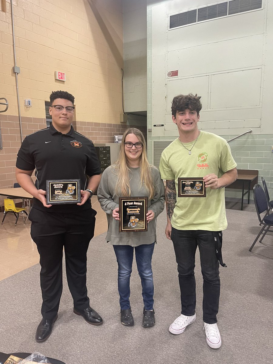 All 3 seniors!! We are so proud of you!!! #ThereIsOnlyOne #TIG