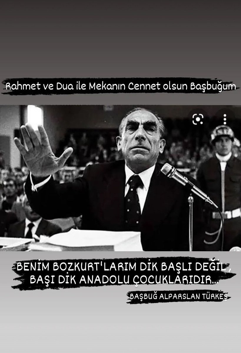Samet_0660's tweet photo. Başbuğumuz Alparslan Türkeş’i ebediyete intikal edişinin yıl dönümünde rahmet, minnet ve dualarla anıyoruz.
Aziz ruhu şâd, mekanı cennet olsun.
#AlparslanTuerkes #BasbuğTuerkes #AlparslanTürkeş #başbuğtürkeş https://t.co/MVA3WPuSQR