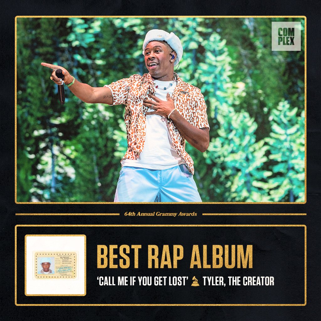 BEST RAP ALBUM 🏆 <a href="/tylerthecreator/">T</a>