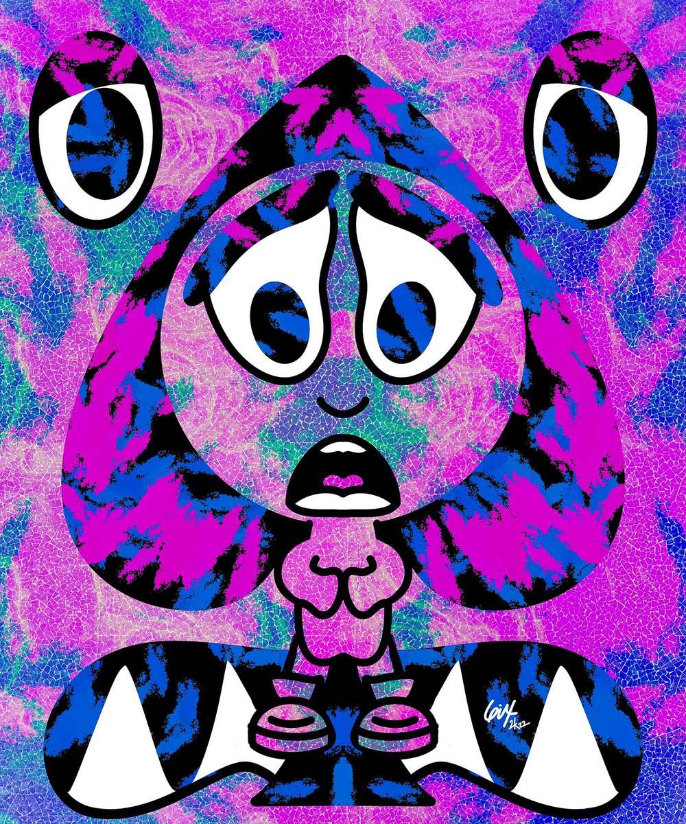 Iam6ix's tweet photo. โ๐ฝ Sometimes thereโs no explanation or reason behind it. Just creating. #6ixArt #NFT #CreateArtDaily https://t.co/wUFQ6EKo1H