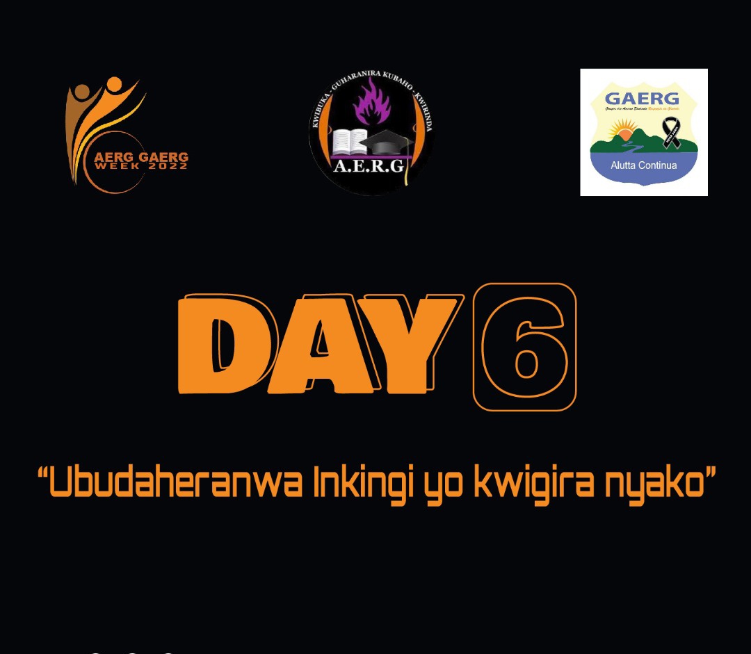 IBUKAYouth's tweet photo. Dukomeza kwibuka twiyubaka mu budaheranwa, Imbere heza turahashyikira.
#AERGGAERGWeek 
#Kwibuka28 https://t.co/ha2pXYn2V1