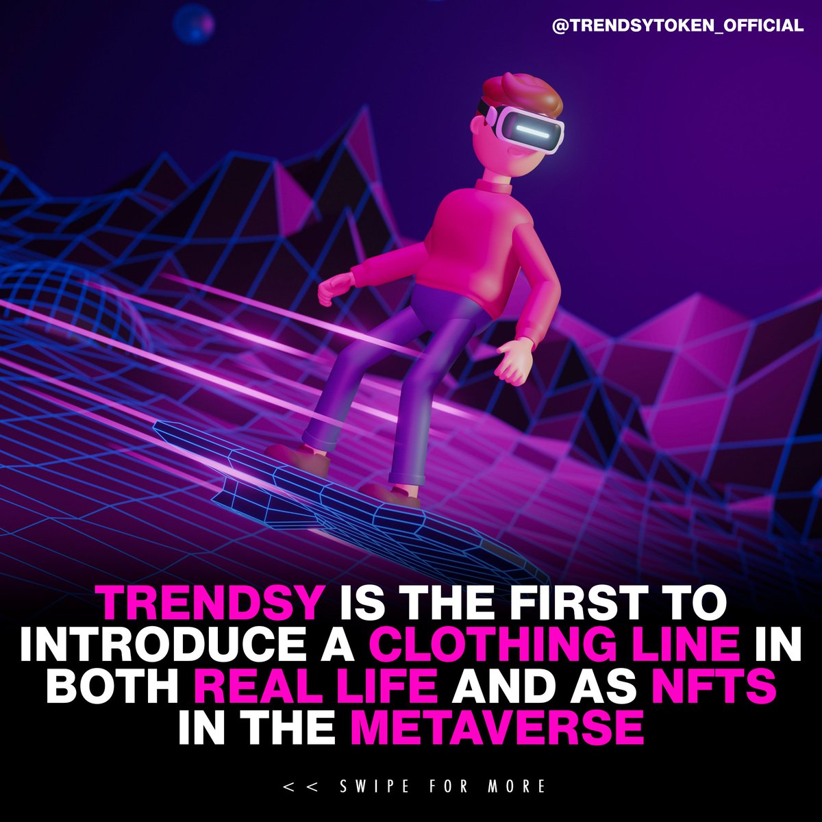 TrendsyTech's tweet photo. 🤩 We think every piece of apparel you buy should come with a digital form of it in the form of an NFT... 🌐🤝🌎

What do you think⁉️

⬇️ Comment below ⬇️

Crypto | Culture | Fashion | Beyond
#TrendsyToken #BoredAPE #Fashion #LouisVuitton #Gucci #Versace #NFT https://t.co/hssFpepzV5