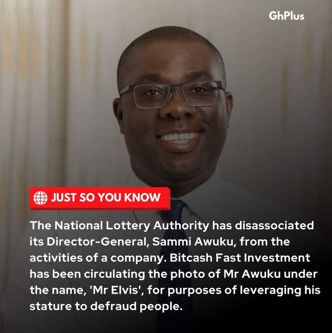 NLA_goodcauses's tweet photo. The Director General of NLA Mr. Samuel Awuku is NO WAY associated with BITCASH FAST INVESTMENT or it's related allies. https://t.co/jJuI3lGich