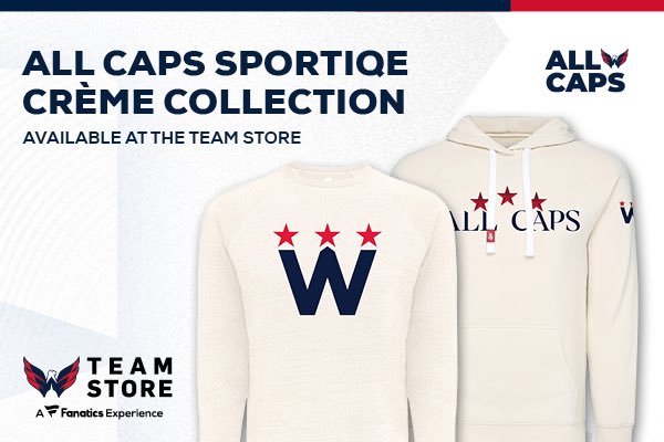 Shop the @SPORTIQE #ALLCAPS collection in store tonight!