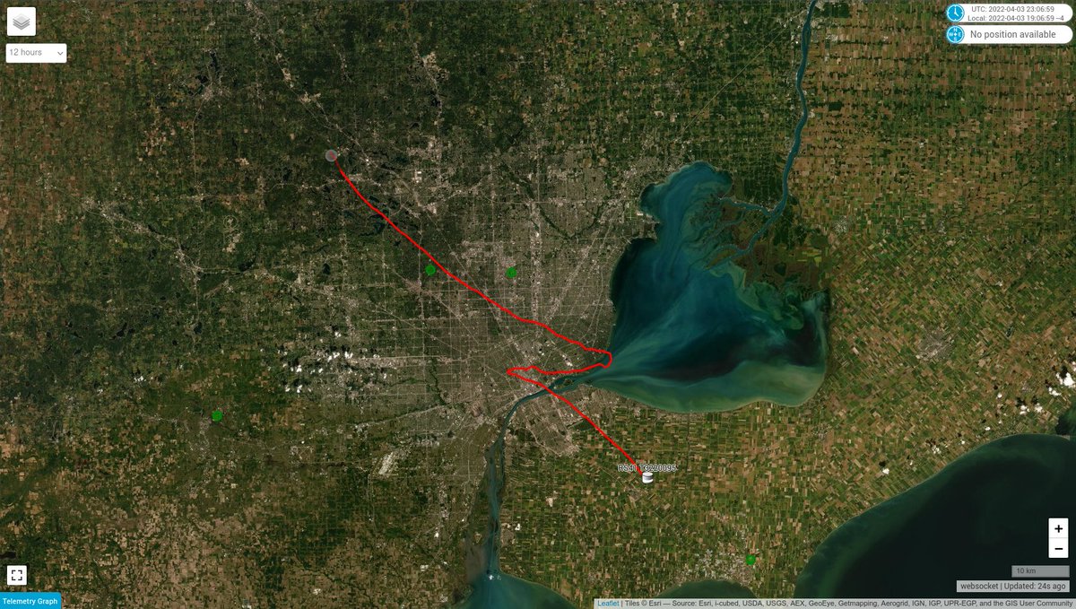 argilo's tweet photo. Another good use for the RTL-SDR: tracking down electronic devices that fall from the sky. This radiosonde touched down less than 25km from my house, and I found it thanks to https://t.co/2OqSNLmQFk and https://t.co/Cr1cSCNun7. #OpenSource #SDR https://t.co/GL7kJEVNu1
