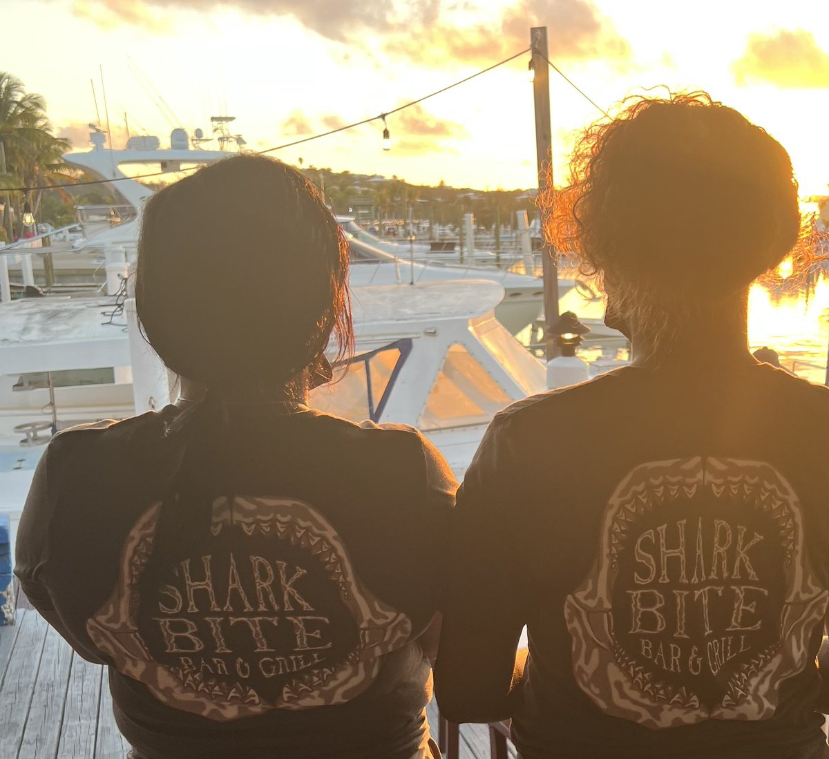 Taking a moment to admire the sunset!