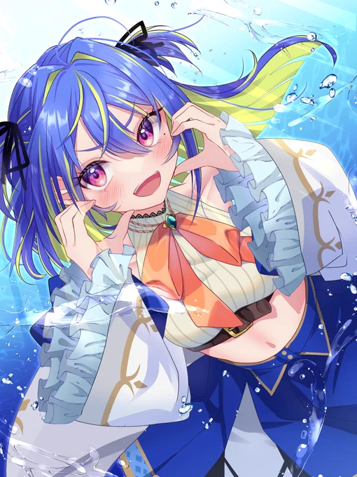 skebにて、涼海ネモさんをお描きさせて頂きました🌊✨
素敵なリクエストありがとうございました〜!
(差分はリプ欄に)
#ネモたーと 

ミスがあったので再投稿しています🙏💦 