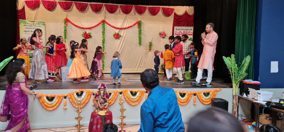 Today myself &amp; Cllr Sheila O'Callaghan had the honour of attending Ugadi, Telegu New Year, where the Indian Community in Cork celebrated with a lively expression of dance, drama and culture. Myself and my family received a warm welcome. Happy Ugadi to you all!