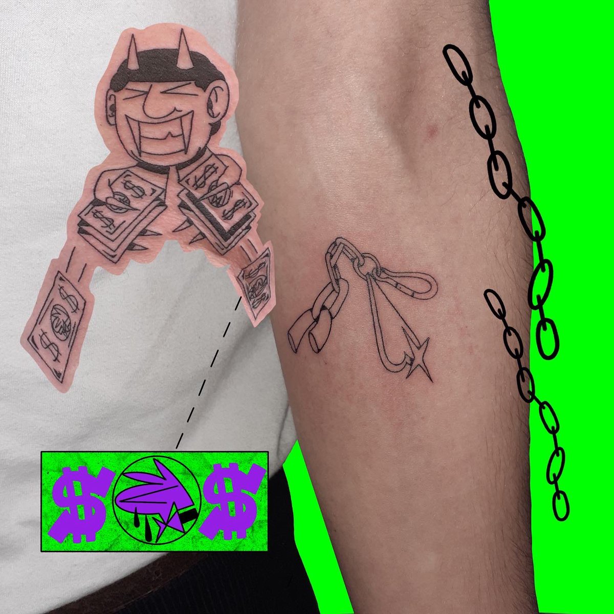 PLAYTOY_CLUB's tweet photo. SOME PLAYTOY TATTOOS! #PLAYTOYCLUB #NFTCommmunity #NFTartists #NFTProject https://t.co/Ej87AcUHia