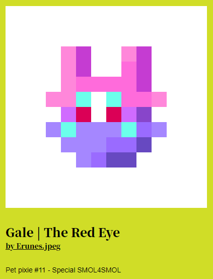 Pet Pixel Pixie - Special #SMOL4SMOL 
Gale is here with his red eyes ⋆ටᆼට⋆
#8bidou 
8bidou.com/item_detail/?i…