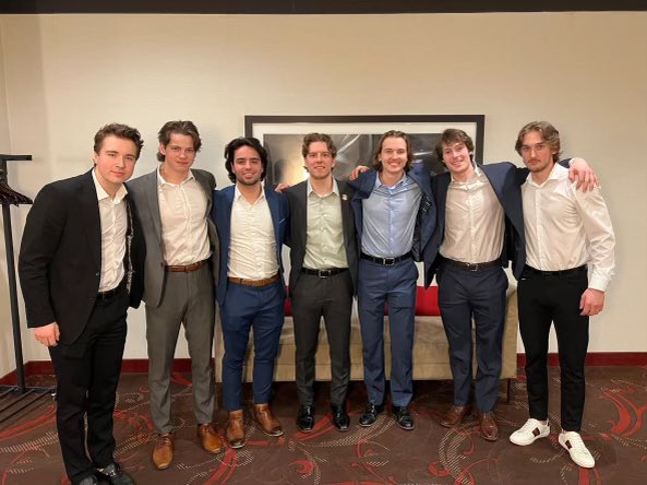 Even though these seven guys still have lots of hockey to play in the red and white, last night was spent honouring and celebrating their junior hockey careers. <a href="/kerinssy23/">Rory Kerins</a> <a href="/jackthompson_22/">JT</a> Robert Calisti, <a href="/9Cmackay/">Cole MacKay</a> <a href="/TannerHKY97/">Tanner Dickinson</a> Tye Kartye, <a href="/rorourke8/">Ryan O'Rourke</a>