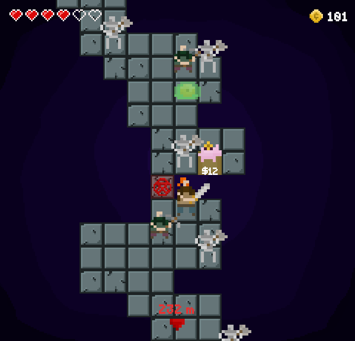 Sedlacek's tweet photo. My Ludum Dare game Dungeon Escape is out! It's a roguelike turn based game. I'm happy for any feedback and ratings.

Link: https://t.co/2AfNHKoDum

#LDJAM #LudumDare #GameDev #GameJam #LudumDare50 https://t.co/dLDV4zHL7Z