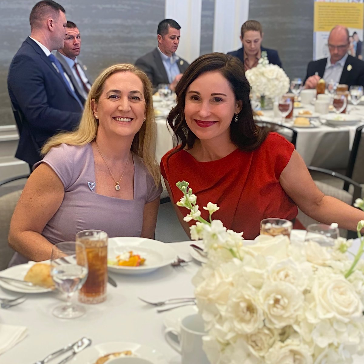 electkherman's tweet photo. I’m glad to attend the program for the National Coalition for the Prevention of Human Sex Trafficking, organized by @FirstLadyOfLA &amp; other First Ladies. Trafficking is especially prevalent at large sporting events, so it’s important to be aware during the Final Four festivities. https://t.co/VvZYIjKVQc