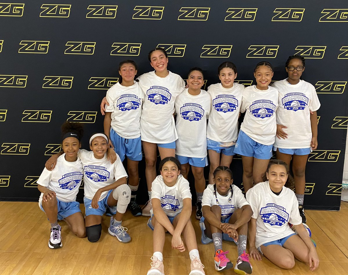 zg_newengland's tweet photo. THE CHAMPS 🚨 @ShootingTouch Girls 6th graders got it DONE today #ZGLevelUp https://t.co/50Ncutv5XE