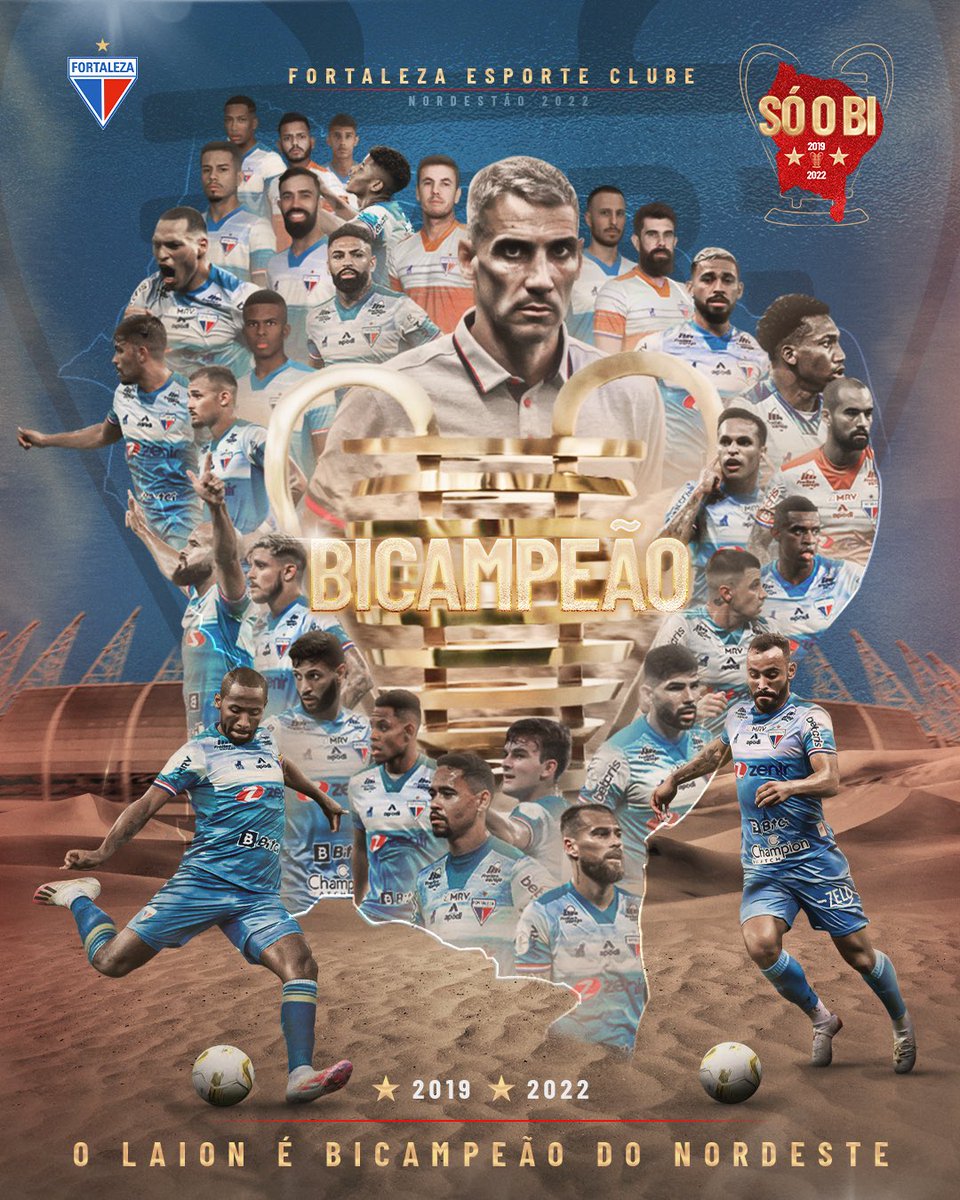FortalezaEC's tweet image. BICAMPEÃO DO NORDESTE! 🏆🏆