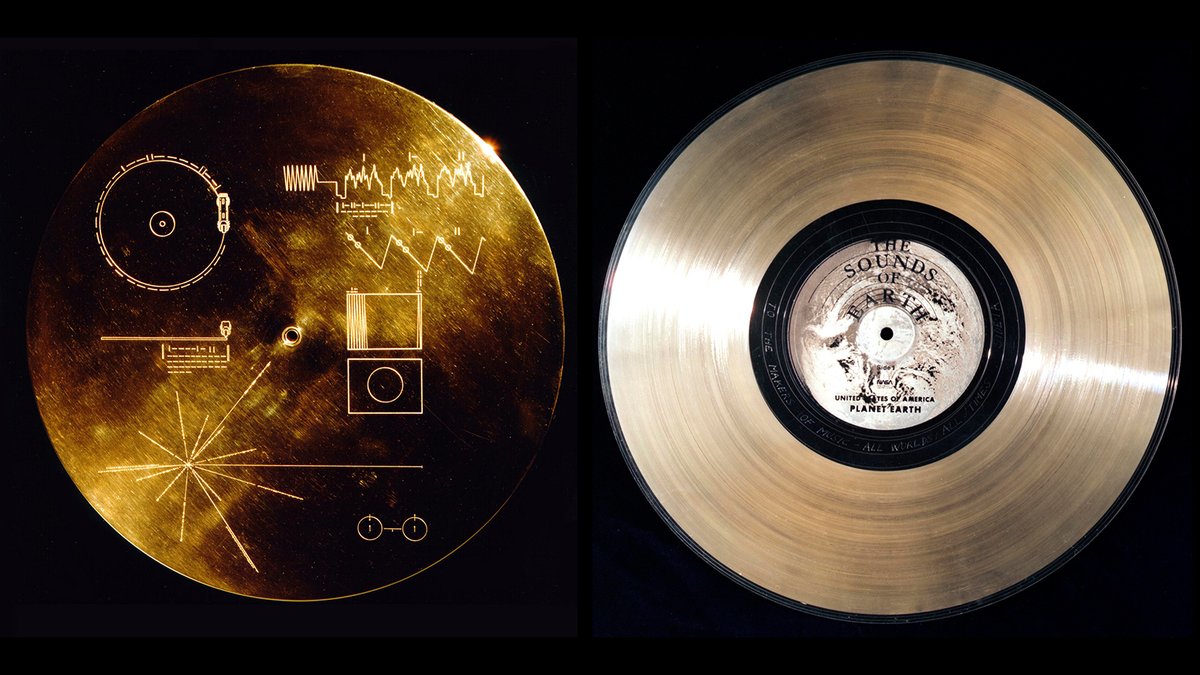 NASA's tweet photo. Launched in 1977, @NASAVoyager carries a Golden Record with images, greetings, nature sounds, and music from our planet.

While we celebrate music tonight on Earth, we’re wondering: What songs would you send to the cosmos? https://t.co/rrgRyifhcD

#Grammys https://t.co/dWoF14APbG