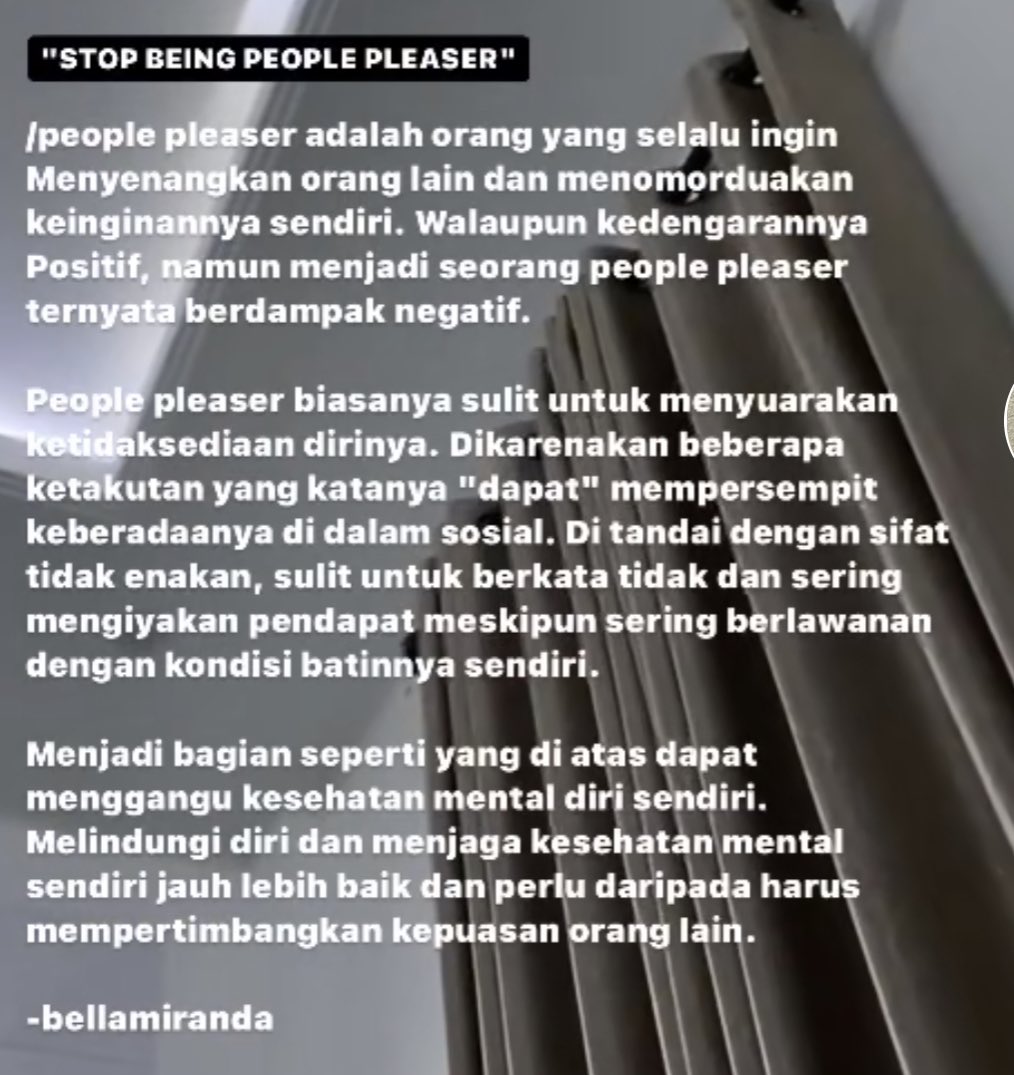 AREAJULID's tweet photo. Dis! Stop Being Pepple Pleaser https://t.co/WPV5K4spz1