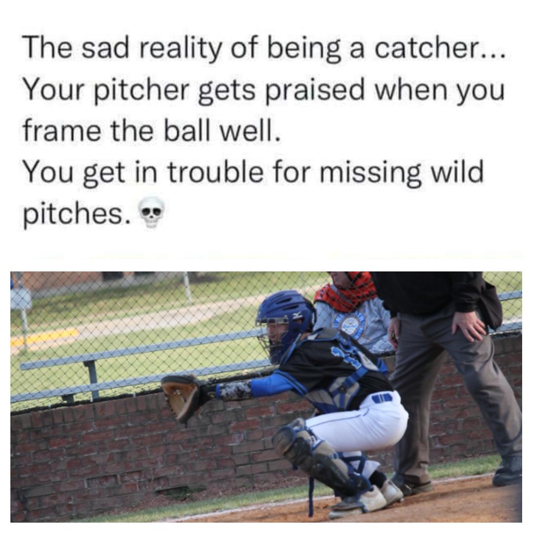 ATeak424's tweet photo. So true! Love my catcher boy... who is also a pitcher, LOL https://t.co/2nI4ZQDL7I