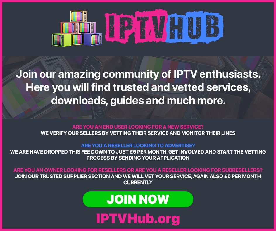 iBetaCloud's tweet photo. BRAND NEW FORUM

Be part of a new growing community. Get trusted reviews on the best I PTV Services Around. Full independent vetting!

Lots of cool features coming soon!

https://t.co/WpXU5JJ9XV

#Retweet https://t.co/ZRkOFh7NiP