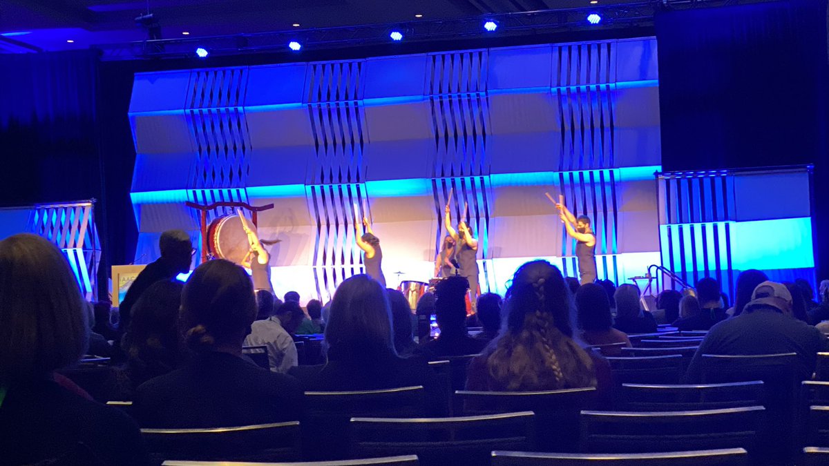 AUA_Bath's tweet photo. Our conference kicks off with a stunning drumming piece by Portland Taiko #aacrao2022 https://t.co/42dFAgei8k