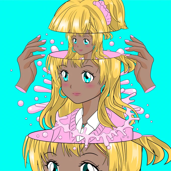 🎁Giveaway企画!
👩🏻‍🦰Kawaii girl collage ✖️ Henteko girl👩🏾‍🦰
1⃣follow @moijih_chan
2⃣follow @kazushi_fujii_ 
3⃣Like &amp; RT
⌛️4/6 9:00まで 