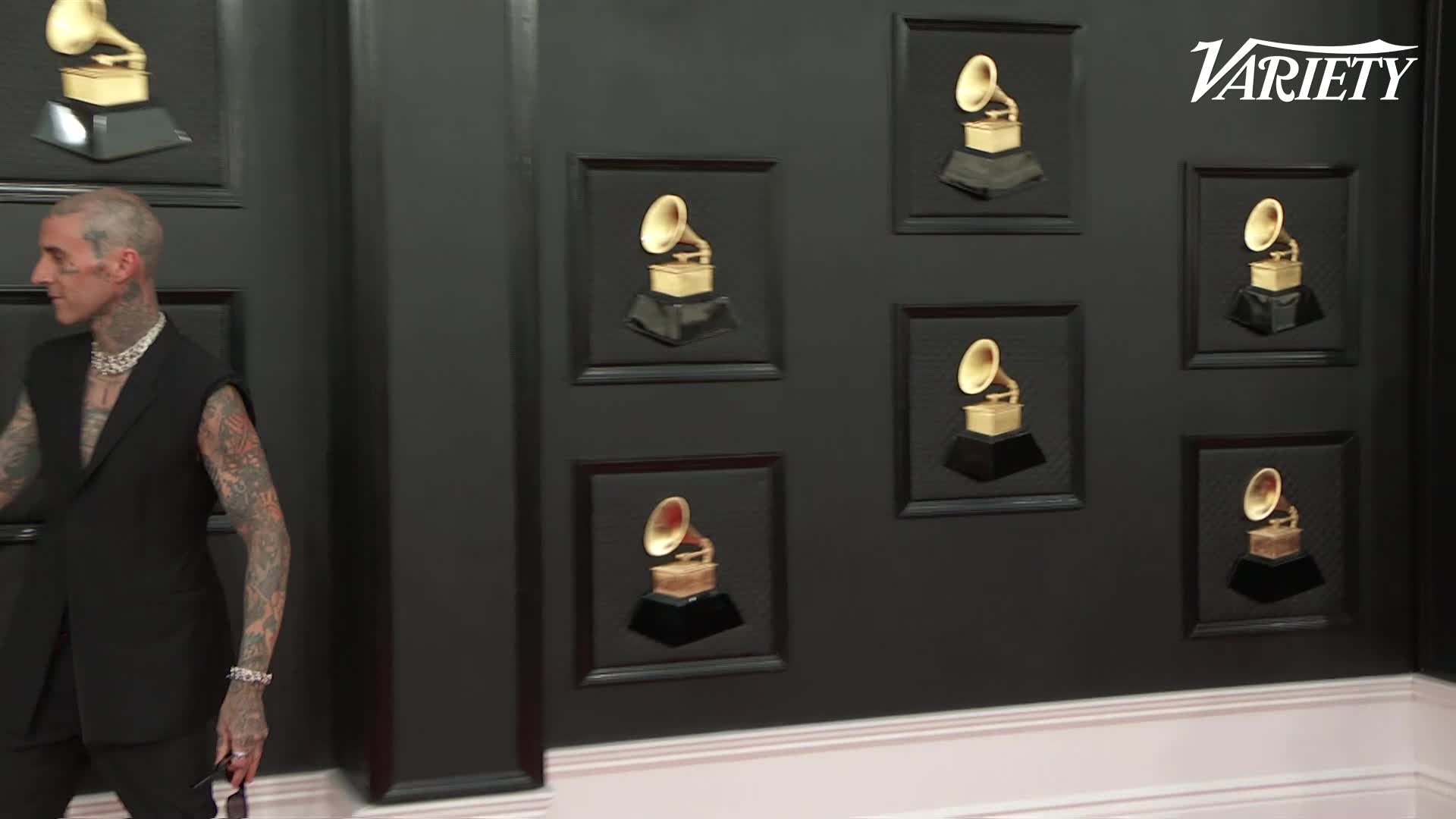 Variety on Twitter "Travis Barker and Kourtney Kardashian kiss on the