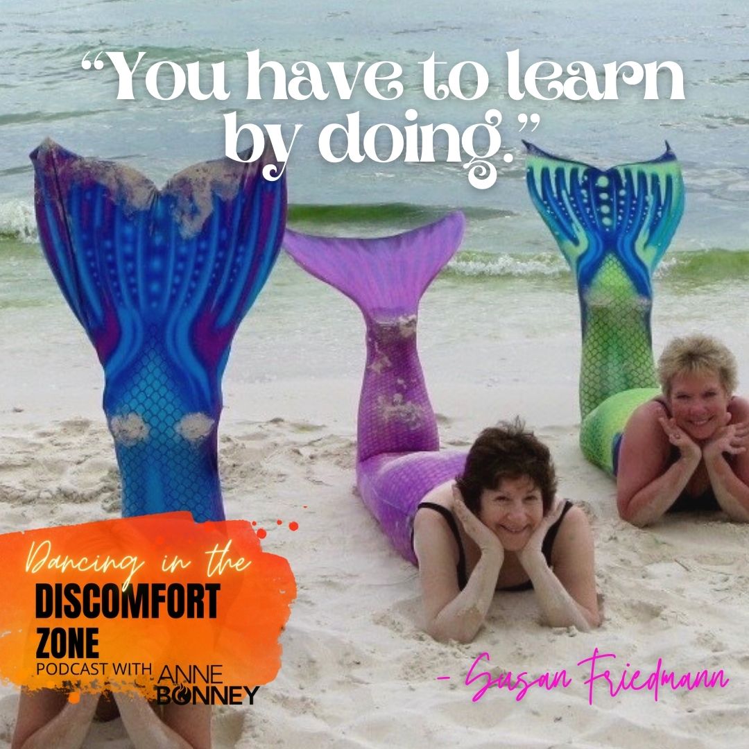 You'll never learn to be a Thai mermaid unless you go to Thailand, so go get your ticket!  What are you waiting for!!

Or just listen to Dancing in the Discomfort Zone Podcast!  See you there.