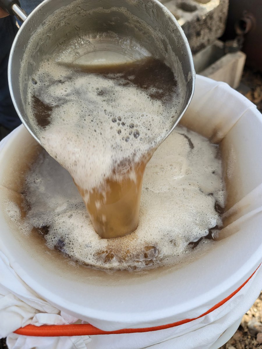 The food process of making maple syrup: collect sap, boil till 219 degrees F.