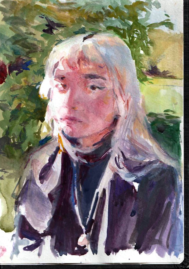 malvinitias's tweet photo. acuarela que hice de una amiga de la u, queria ver si podia pintar la foto de referencia con esta exposicion de luz de acuarelas y no hacer un desastre xd

#watercolor #painting #pintura #arte #art #portrait #acuarela https://t.co/Iw35wDa17u